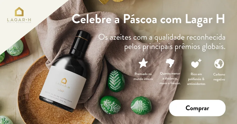 Campanha de Pascoa para o azeite Lagar H