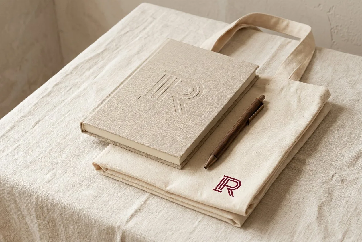 Caderno e saco