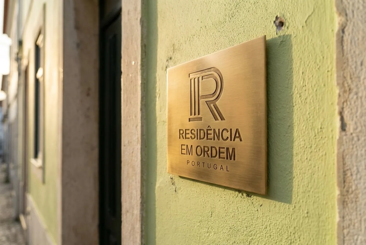 Placa de fachada