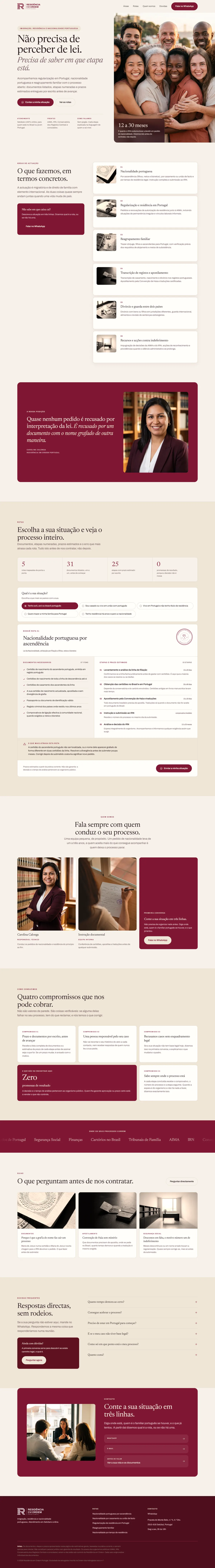 Site da Residência em Ordem, versão para computador