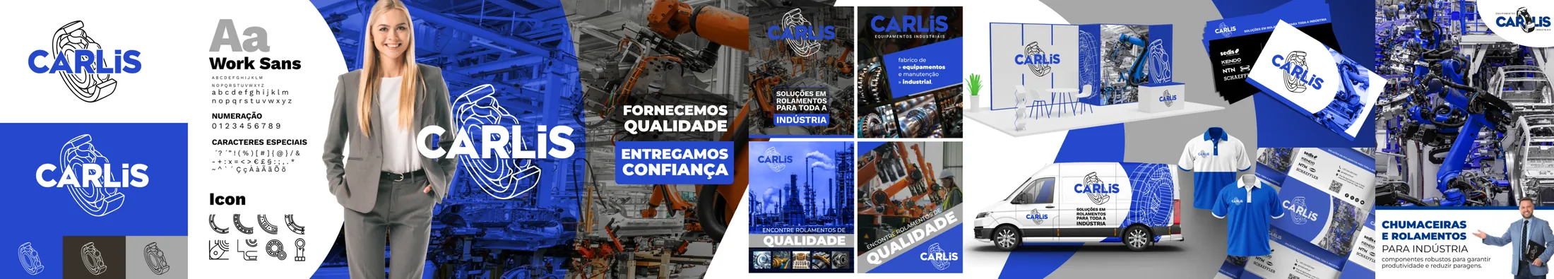 CARLIS, chumaceiras e rolamentos