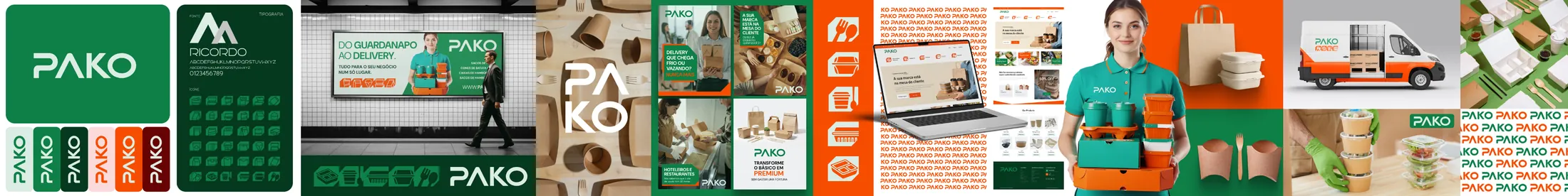 PAKO, embalagem e entrega
